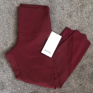 Lululemon Wunder Under High Rise Crop Leggings